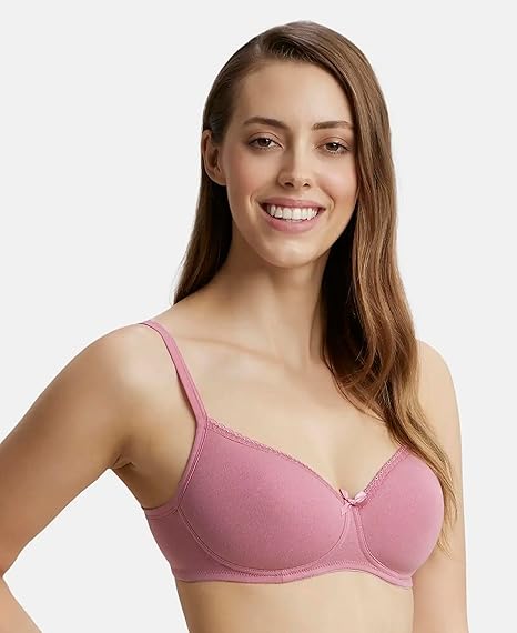 Jockey 1723 Women’s Cotton Stretch T-Shirt Bra – Comfortable Everyday Fit